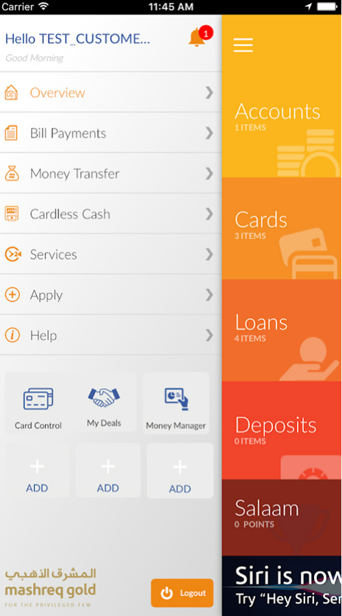 Mashreq UAE screenshot 2